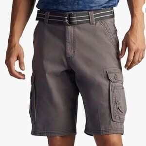 NWT Lee Men's Dungarees New Belted Wyoming Cargo Short, vapor, 29 waist